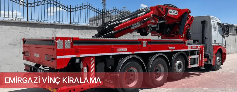 Emirgazi İlçemi Vinç Kiralama